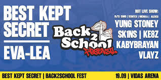 Back 2 School Festival by Best Kept Secret - 19 Sept @ Vidas Art Arena