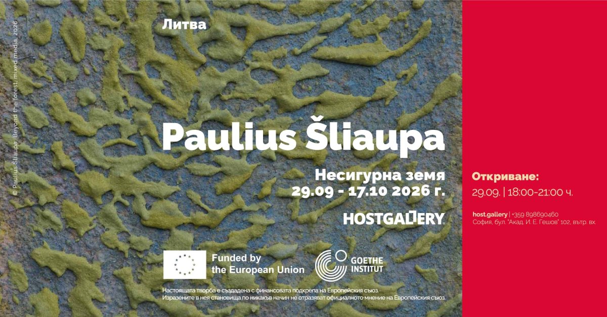 Paulius Šliaupa: Uncertain Ground — откриване