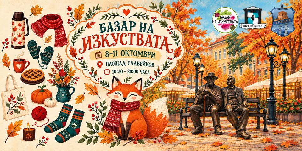 Базар на изкуствата — площад „Славейков“ — 10 октомври