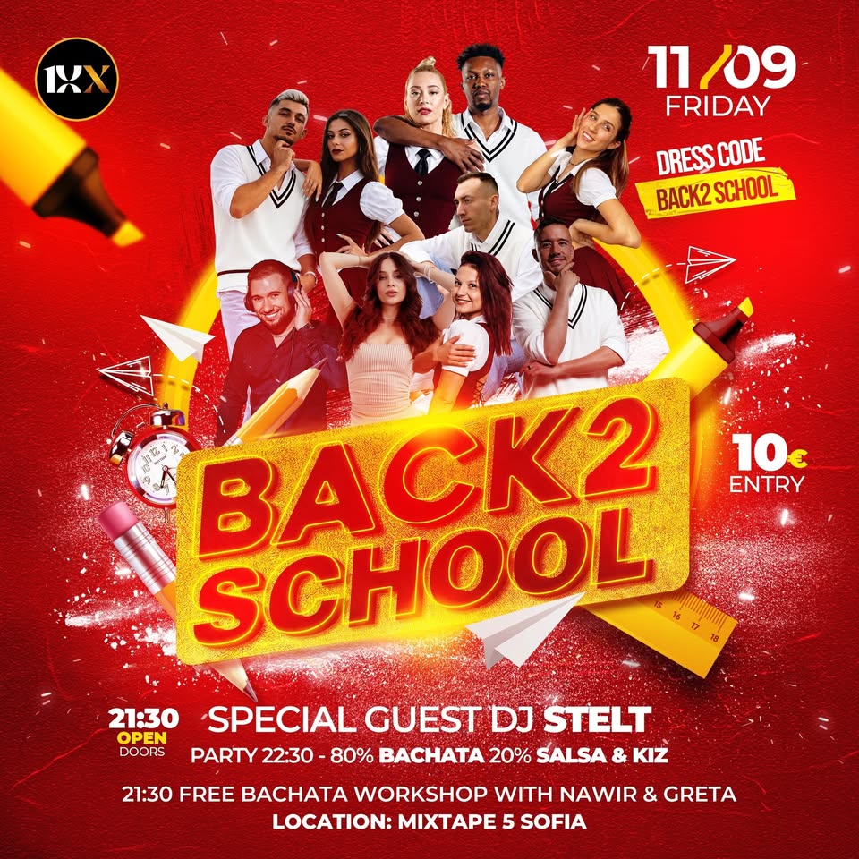 BACK 2 SCHOOL 10X SOCIAL VIBES PARTY | Free Bachata Workshop