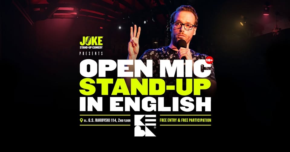 Open Mic Stand-up Comedy in English // Inside Joke x KEVA