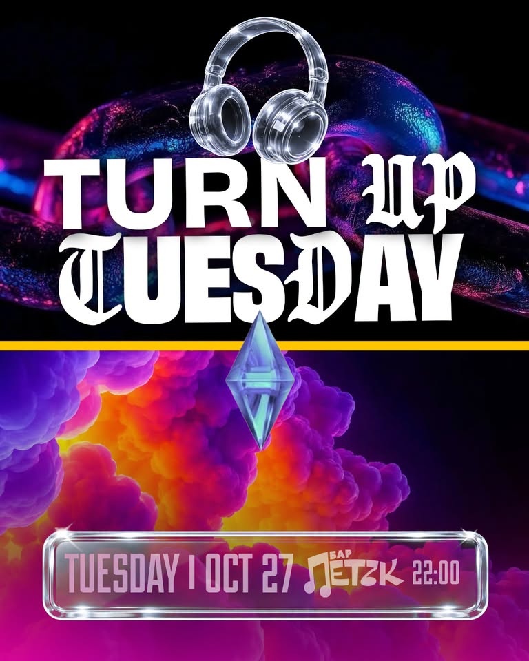 TURN UP TUESDAY — Бар Петък