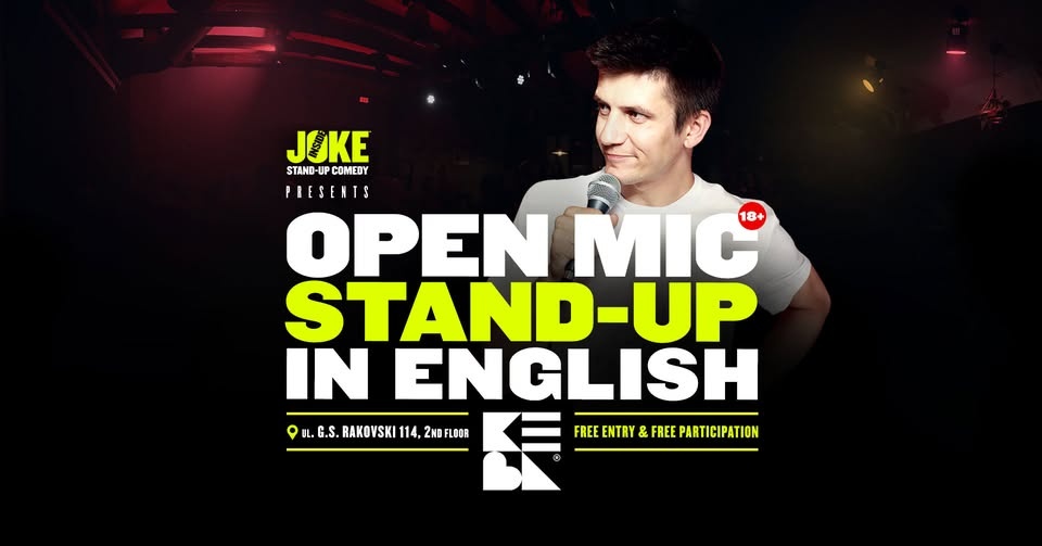 Open Mic Stand-up Comedy in English // Inside Joke x KEVA