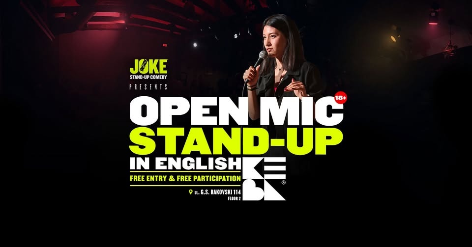 Open Mic Stand-up Comedy in English // Inside Joke x KEVA