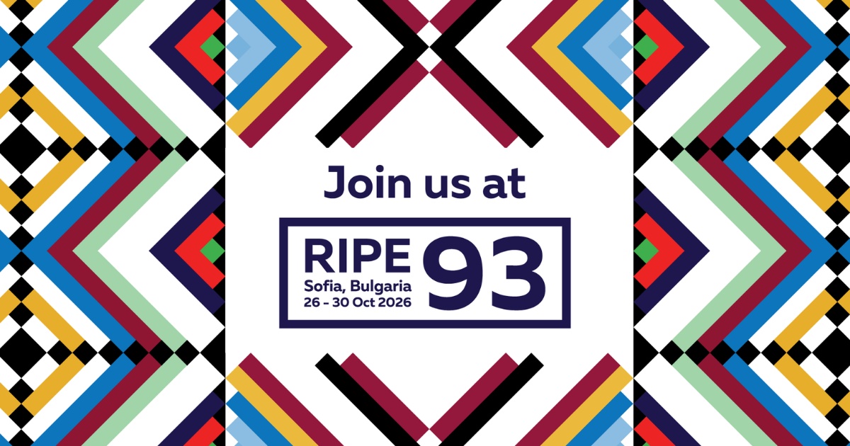 RIPE 93 — международна конференция за интернет инфраструктура