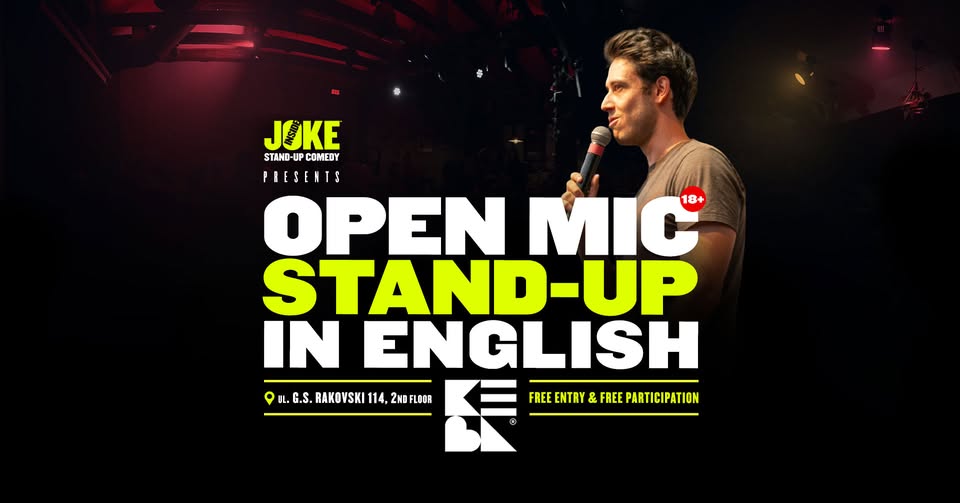 Open Mic Stand-up Comedy in English // Inside Joke x KEVA // SEPT 14