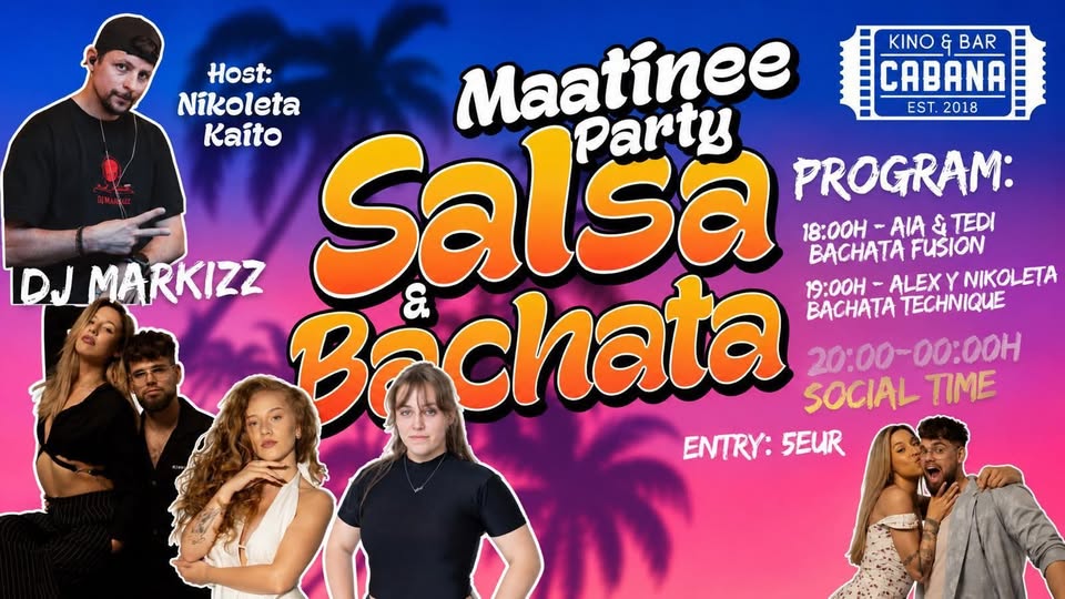 MATINEE PARTY — Salsa & Bachata