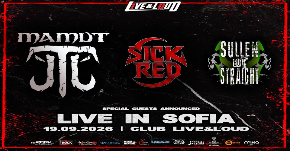 MAMUT (MK) + SICKRED + SULLEN BUT STRAIGHT live in Live & Loud, Sofia