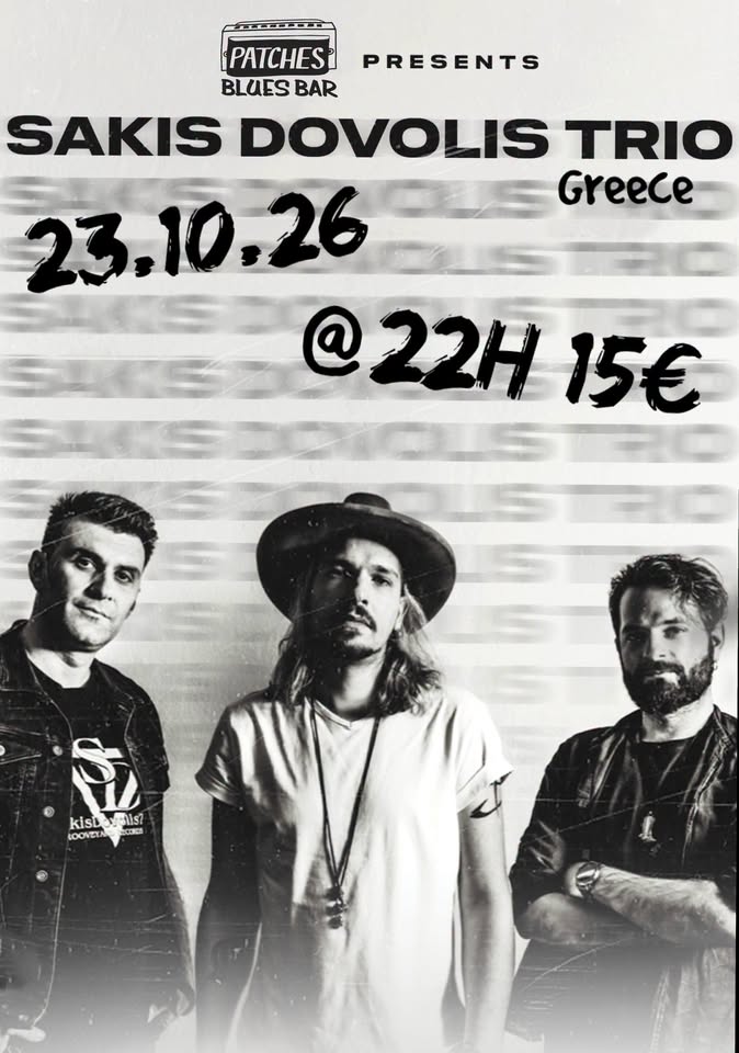 SAKIS DOVOLIS TRIO @ Patches Blues Bar