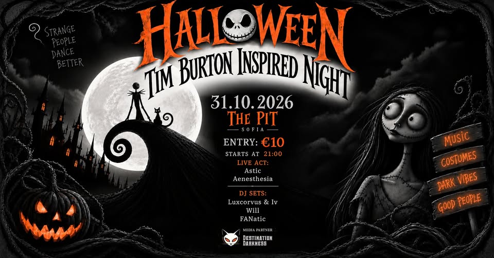 HALLOWEEN Tim Burton Inspired Night